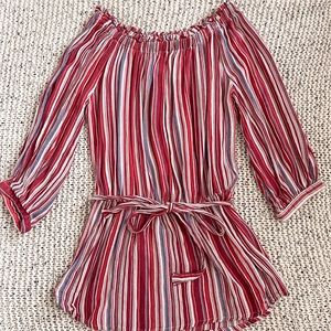 Striped Off-The-Shoulder Top